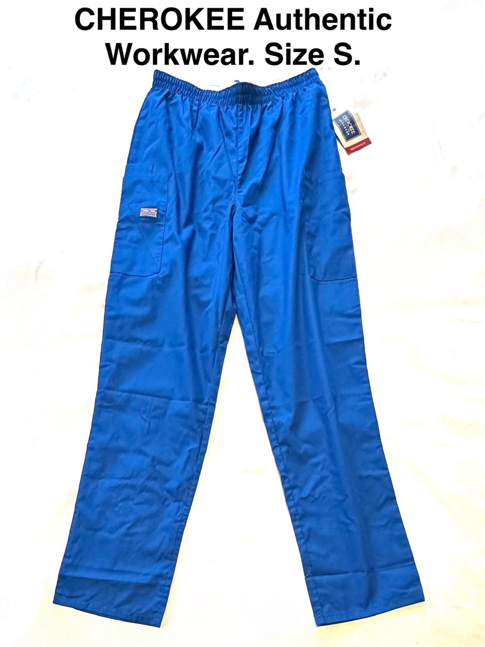 CHEROKEE Work Pants in Royal Blue Scrubs Workwear